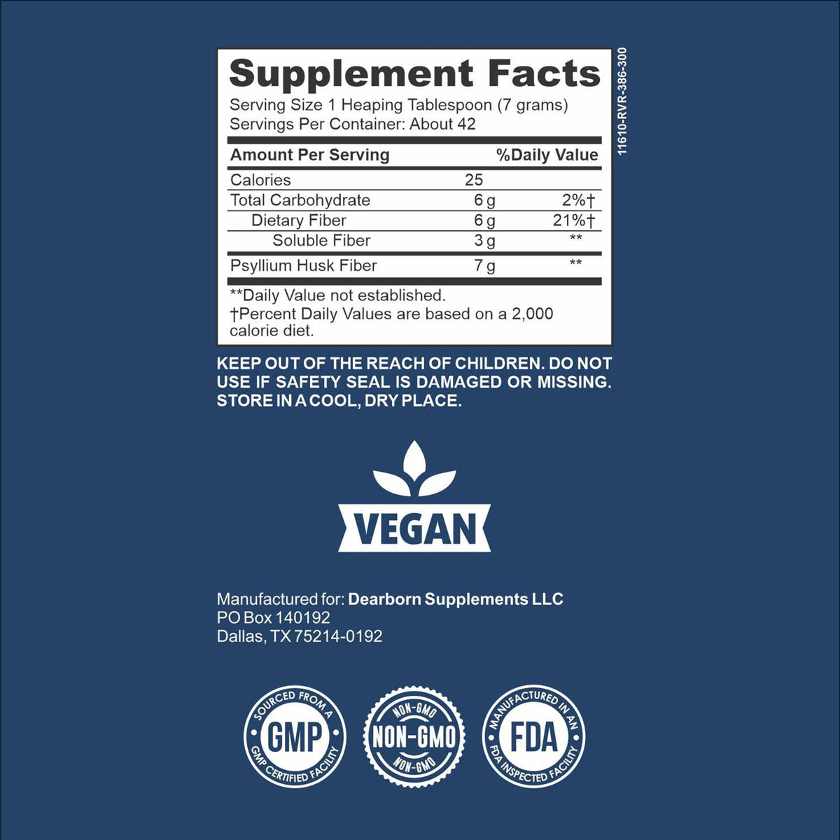 TRTL Psyllium Husk - Powder Formula - 300g