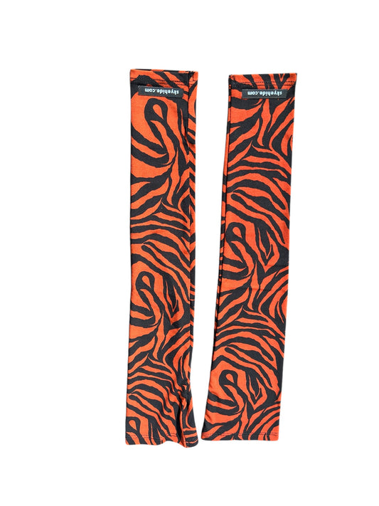 Skye Hide UV Lycra Arm Warmers (Tiger)