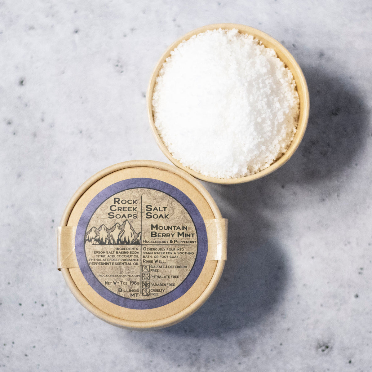 Mountain Berry Mint - Salt Soak