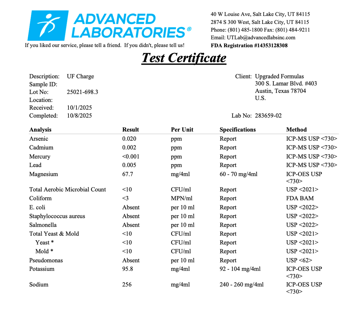Upgraded Charge - Instant Hydration