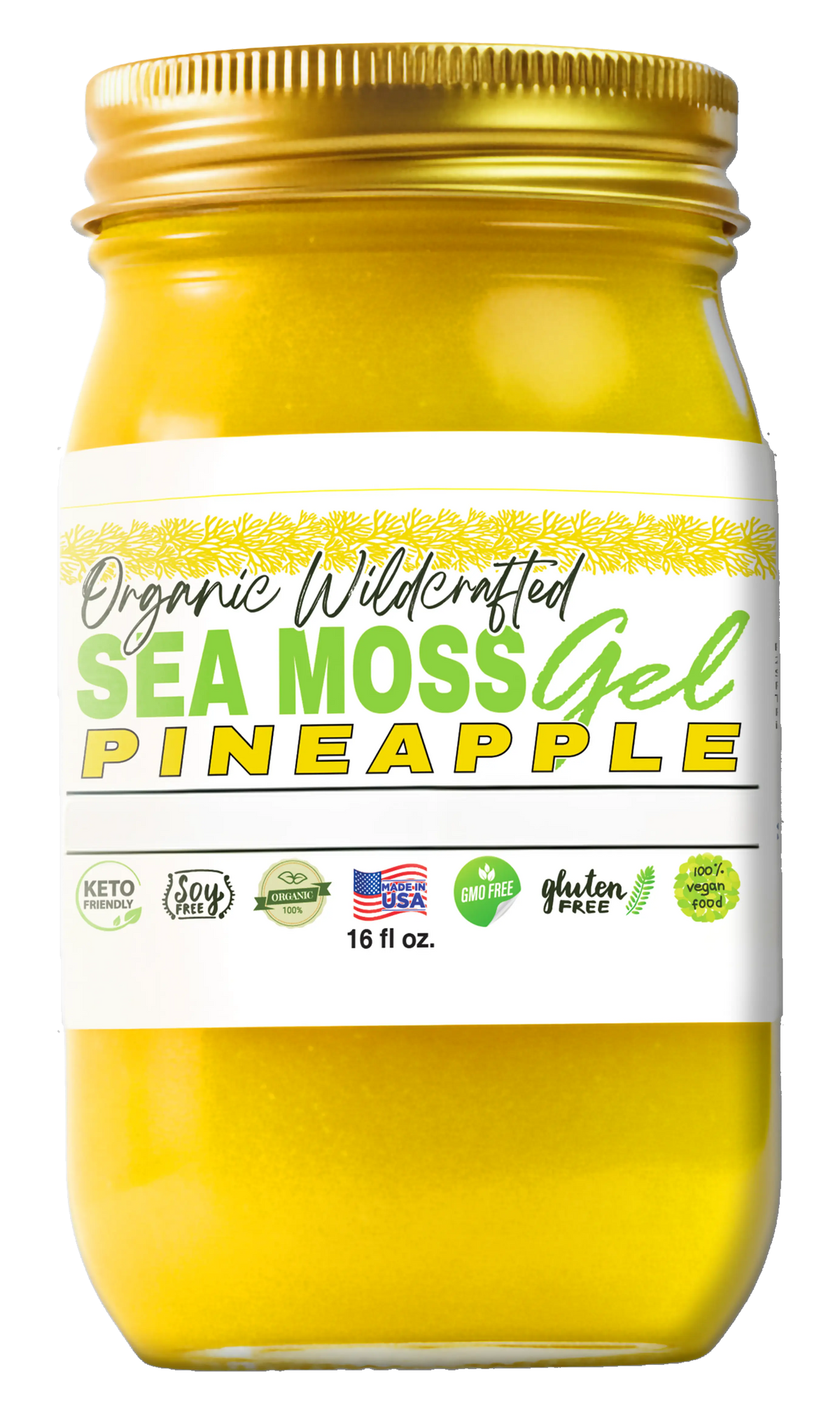 Pineapple Sea Moss Gel     16oz