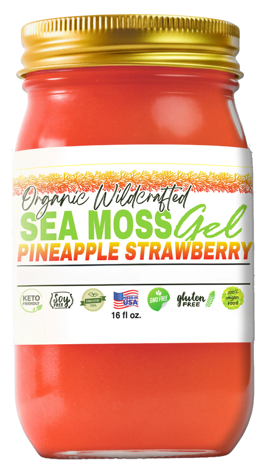 Strawberry Pineapple Sea Moss Gel 16oz