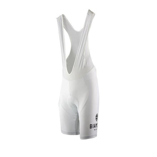 Bianchi-Milano Legend Men's Bib Shorts (White) 2XL, 3XL, 4XL