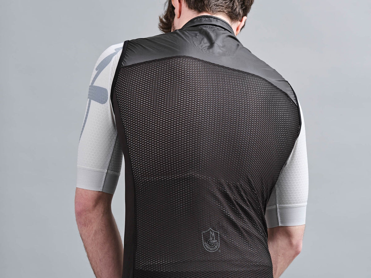 Campagnolo AZOT Gilet Packable Men's Wind Vest (Black) L XL 2XL