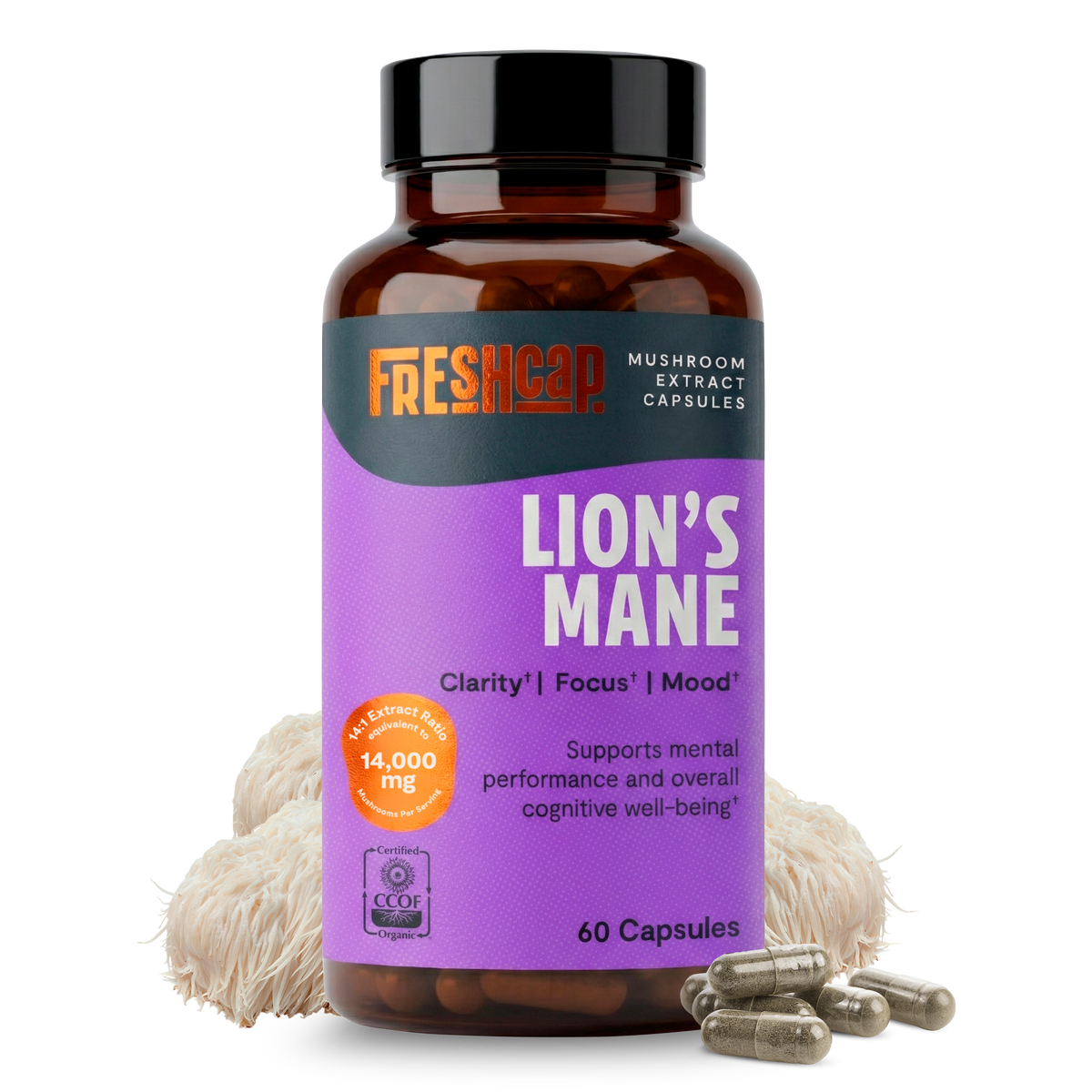 Lion's Mane Mushroom Extract Capsules